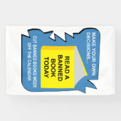 Verboden boeken spandoek (Horizontaal)