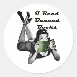 Verboden boeken Sticker