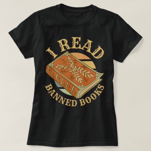 Verboden boeken t-shirt (Design voorkant)