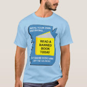 Verboden boeken t-shirt (Voorkant)