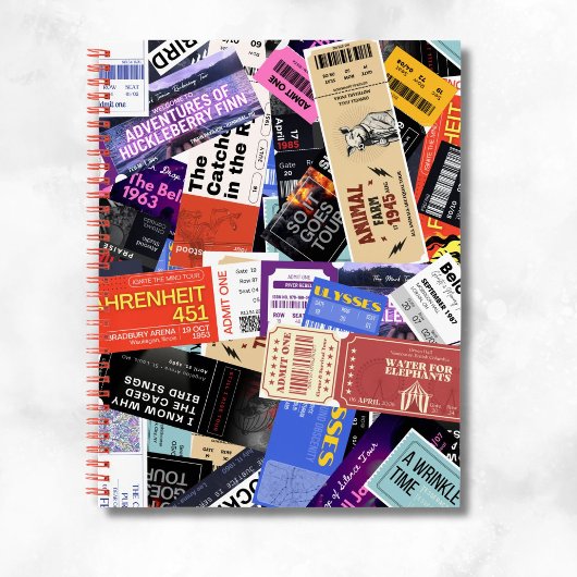 Verboden Boeken Voeg Naam Toe Spiraal Notebook