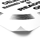 Verboden Boeken Week Ovaal Foto Afdruk (Hoek)