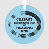 Verboden Boeken Week Ovaal Ornament (achterkant)