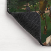 Verboden bos 3 Retro Mousepad Muismat (Hoek)