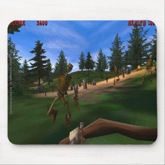 Verboden bos 3 Retro Mousepad Muismat
