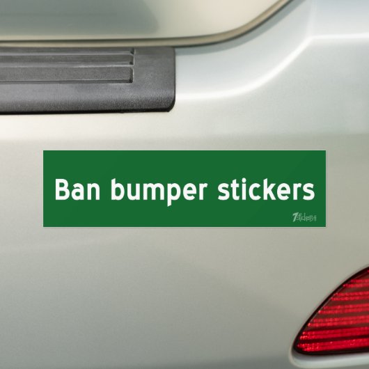 Verboden Bumperstickers (Op auto)