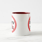 Verboden BWV 565-mok Tweekleurige Koffiemok (Center)