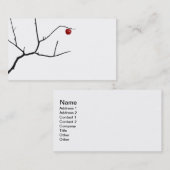 Verboden door Leslie Peppers Visitekaartje (Voorkant / Achterkant)