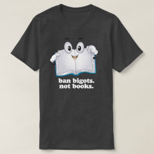 Verboden fascisten geen boeken t-shirt