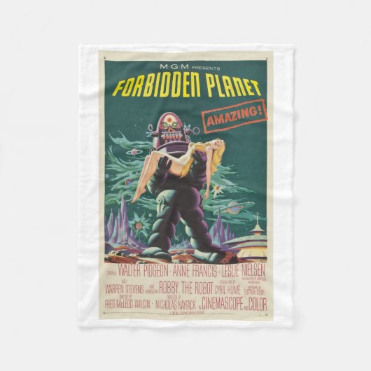 Verboden filmbanket voor Planet Monster Fleece Deken (Voorkant)
