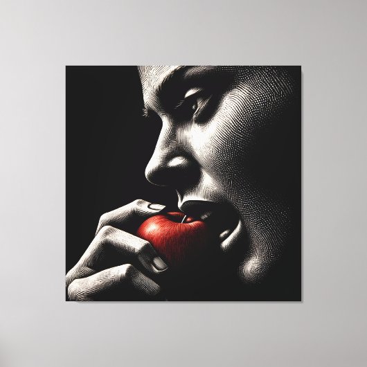 Verboden fruit canvas afdruk (Voorkant)
