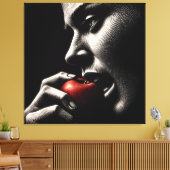 Verboden fruit canvas afdruk (Insitu (Woonkamer))