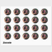 Verboden fruit ronde sticker (Vel)
