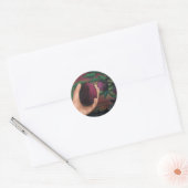 Verboden fruit ronde sticker (Envelop)