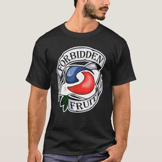 Verboden Fruit Stomme Tiener Challenge Tattoo Pod T-shirt (Voorkant)