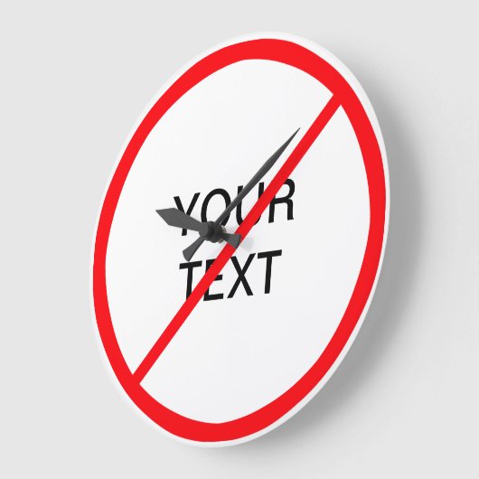 Verboden handtekening grote klok (Hoek)