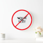 Verboden handtekening grote klok (Huis)