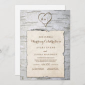 Verboden hart in de boom gefingeerde weddenschappe kaart (Voorkant / Achterkant)