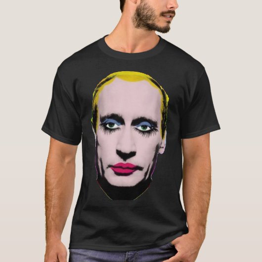 Verboden in Rusland Poetin in Drag Classic T-Shirt (Voorkant)