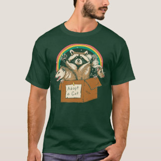 Verboden katten aannemen t-shirt