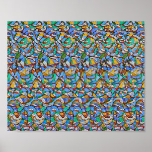 Verboden kennis - Verborgen 3D-afdruk Poster