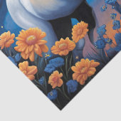 Verboden liefde Pegasus en paard Tissuepapier (Detail)
