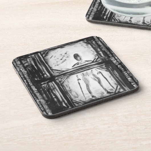 Verboden Man Drankjes Onderzetter (Linkerzijde)