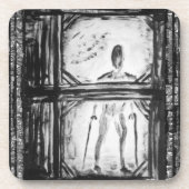 Verboden Man Drankjes Onderzetter (Voorkant)