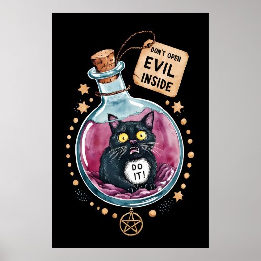 Verboden nieuwsgierigheid poster (Voorkant)