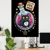 Verboden nieuwsgierigheid poster (Thuiskantoor)