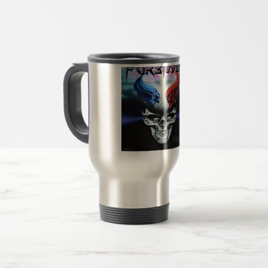 Verboden omega Wave Travel Mug Reisbeker (Voorkant links)