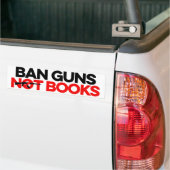 Verboden Pistolen geen boeken Bumpersticker (Op Truck)