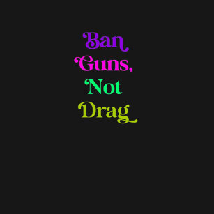Verboden Pistolen, niet slepen T-shirt