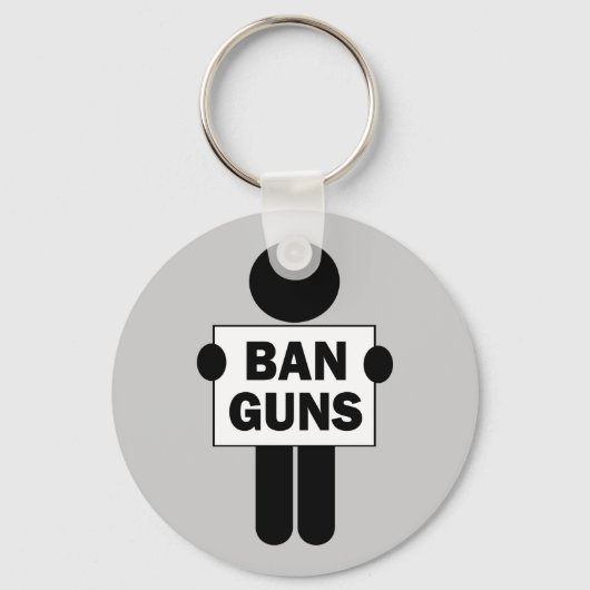 Verboden Pistolen Sleutelhanger (Voorkant)