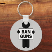 Verboden Pistolen Sleutelhanger (Voorkant)