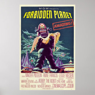 Verboden planeet 1956 poster