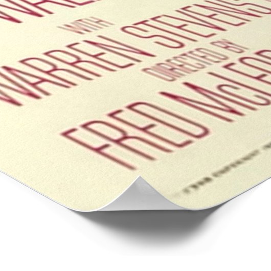 Verboden planeet 1956 poster (Hoek)