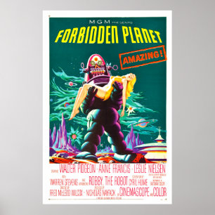 Verboden planeet - Klassiek Poster film