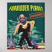 Verboden Planeet - Oude Film Poster (Voorkant)