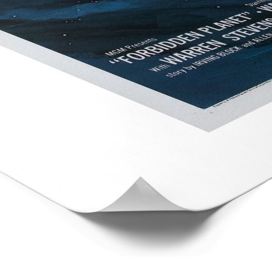 Verboden planeet poster (Hoek)