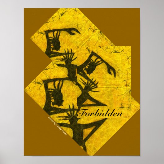verboden poster (Voorkant)
