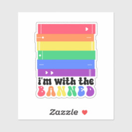 Verboden Regenboogboeken Sticker