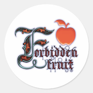 Verboden Ronde Sticker