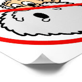 Verboden Santa Poster (Hoek)