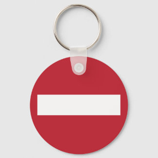 Verboden! Sleutelhanger
