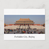 Verboden stad, Beijing Briefkaart (Voorkant)
