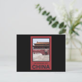 Verboden Stad China Briefkaart (Staand voorkant)