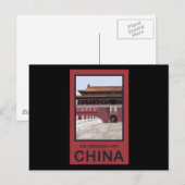 Verboden Stad China Briefkaart (Voorkant / Achterkant)