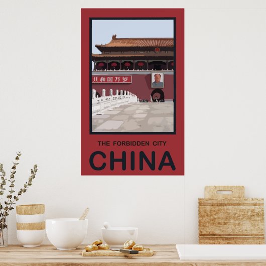 Verboden Stad China Poster (Keuken)