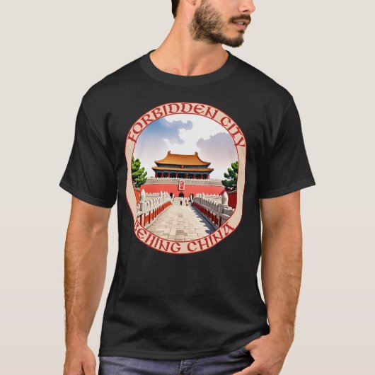 Verboden Stad Peking China T-shirt (Voorkant)